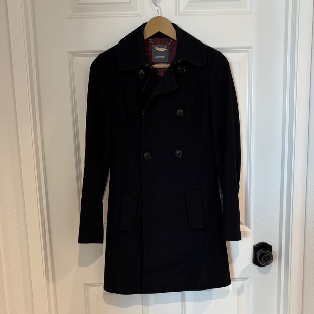 MARCS Black Pea Coat
